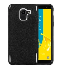 Силикон Glitter Samsung Galaxy J6 (2018) J600 (Чёрный)
