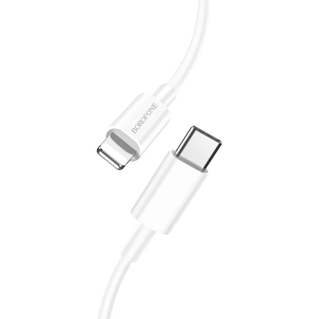 USB-кабель Borofone BX36 PD20W (Type-C до Lightning) (Білий)