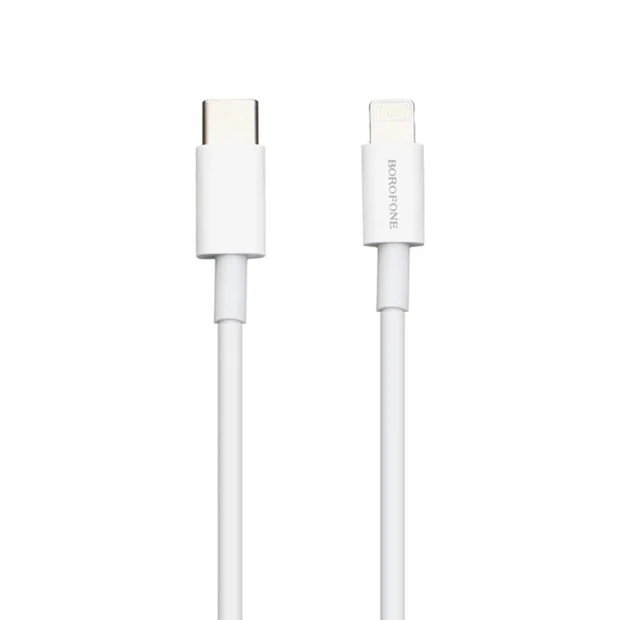 USB-кабель Borofone BX36 PD20W (Type-C до Lightning) (Білий)