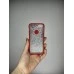Силіконовий чохол Glitter для Apple iPhone 5  /  5s  /  SE (Червоні квіти)