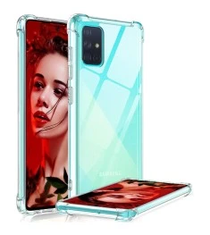 Силикон 6D Samsung Galaxy A51 (2020) (Прозрачный)