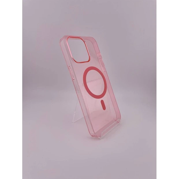Чехол Clear Case Premium with MagSafe Apple iPhone 15 Pro Max (Pink Sand)