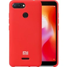 Силиконовый чехол Original Case Xiaomi Redmi 6 (Красный)