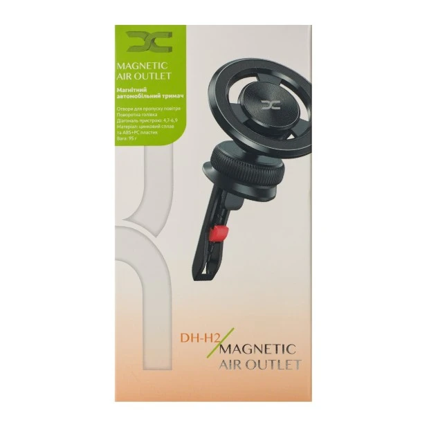 Автодержатель DC DH-H2 Magnetic Air Outlet (Чёрный) D