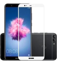 Защитное стекло 3D Huawei P Smart White