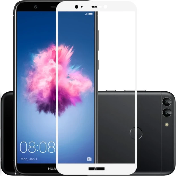 Стекло 3D Huawei P Smart White