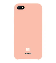 Силикон Original 360 Case Logo Xiaomi Redmi 6A (Пудровый)