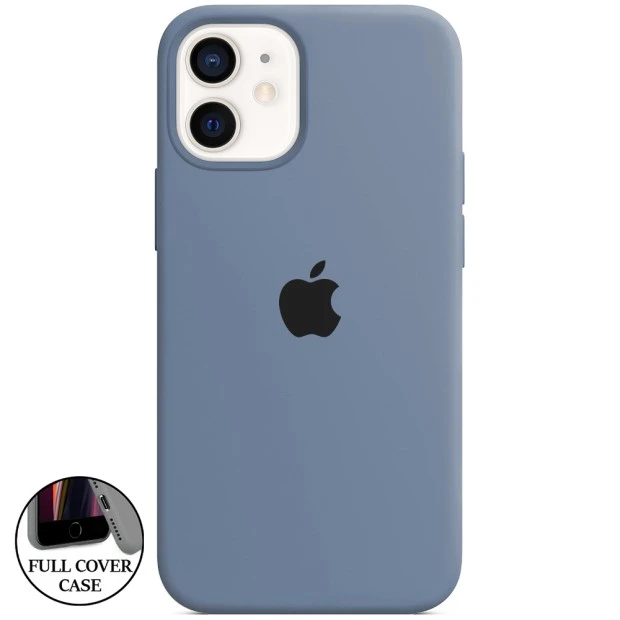 Силикон Original Round Case Apple iPhone 12 Mini (42) Shadow Blue