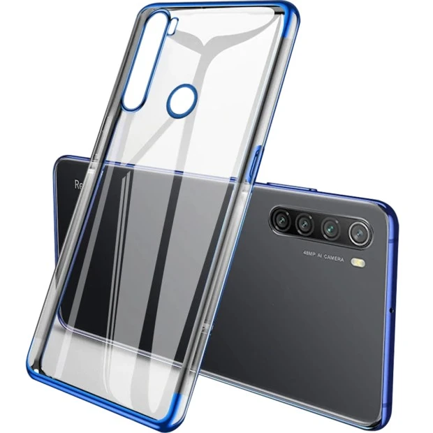 Силикон UMKU Line Xiaomi Redmi Note 8T (Синий)