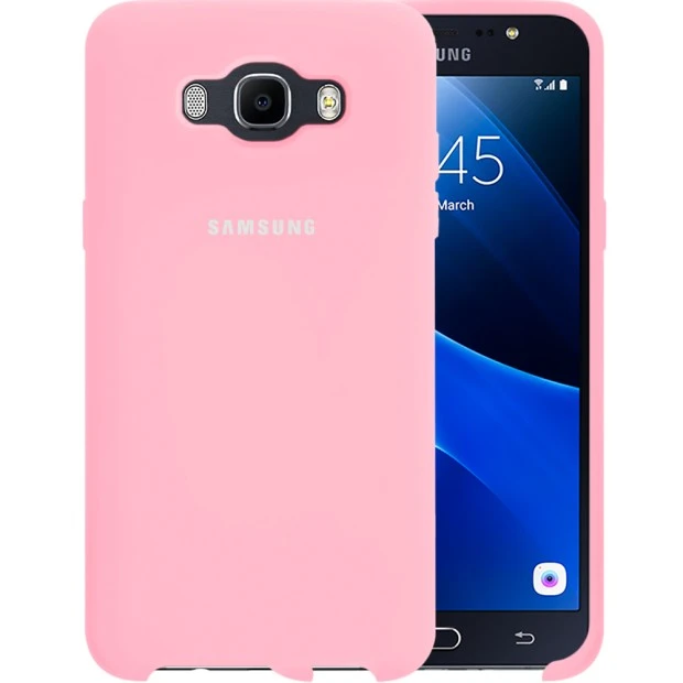 Силикон Original 360 Case Logo Samsung Galaxy J7 (2016) J710 (Розовый)