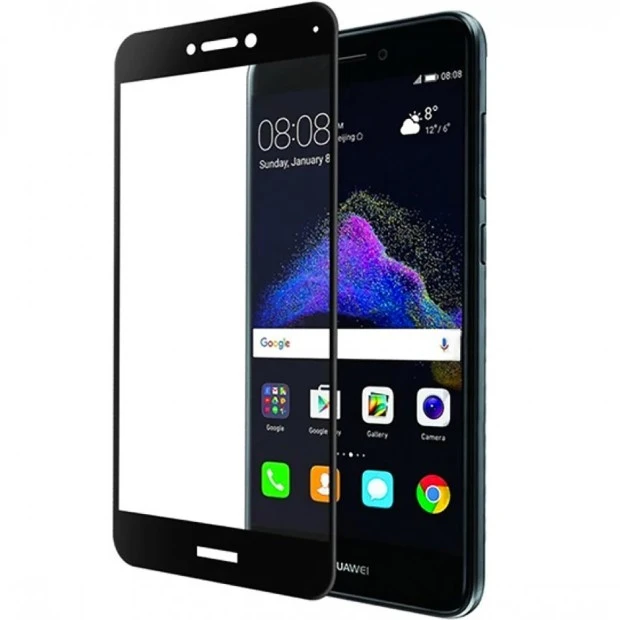 Стекло 5D Japan HD Huawei P8 Lite Black