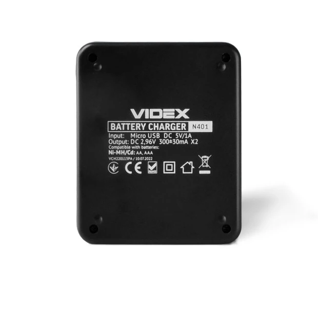Зарядное устройство для батареек Videx VCH-N401