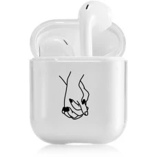 Чехол для наушников Clear Case Apple Airpods (Hands)