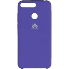 Силиконовый чехол Original Case Huawei Y6 Prime (2018) / Honor 7A Pro (Фиолетовый)