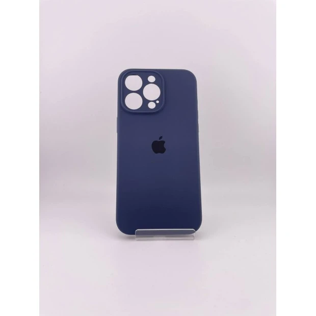 Силіконовий чохол Original RoundCam для Apple iPhone 15 Pro Max (09) Midnight Blue.