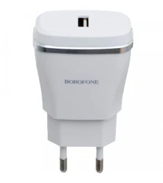 СЗУ-адаптер USB Borofone BA2 2 USB 2.4A (Белый)