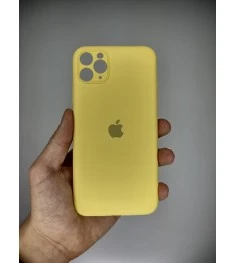 Силіконовий чохол Original RoundCam для Apple iPhone 11 Pro Max (жовтий кремовий..