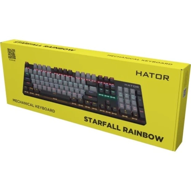 Клавиатура Hator Starfall Rainbow Origin Blue (Чёрный) (HTK-609-BGB)