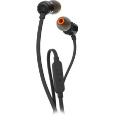 Проводные наушники-гарнитура вакуумные JBL T110 (Чёрный)