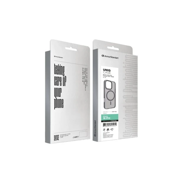 Накладка Proove Clear Essence Case MagSafe Apple iPhone 16 Pro (Grey)