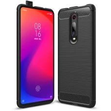 Силиконовый чехол Polished Carbon Xiaomi Redmi K20 Pro / Mi9T Pro (Чёрный)