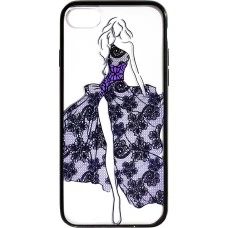 Силиконовый чехол Pattern Apple iPhone 6 / 6s (Чёрный)
