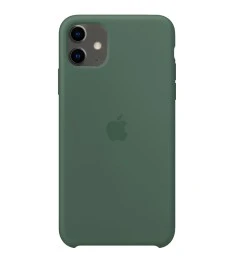 Силикон Original Case Apple iPhone 11 (55) Blackish Green
