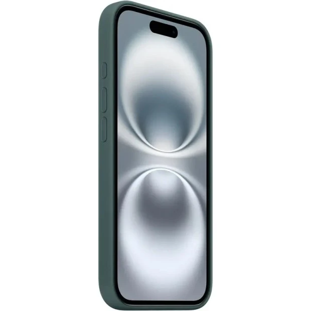 Чохол Silicone Case with MagSafe для Apple iPhone 16 (озерний зелений) (оригінал)