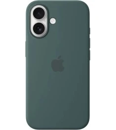 Чехол Silicone Case with MagSafe Apple iPhone 16 (Lake Green) (Original)