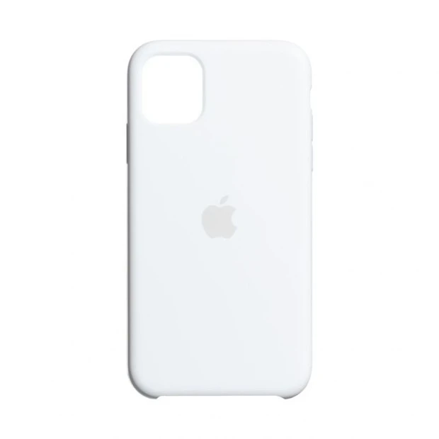Оригінальний силіконовий чохол RoundCam для Apple iPhone 11 (41) Hard White
