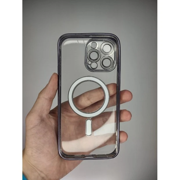 Чехол UMKU Shining with MagSafe Apple iPhone 14 Pro Max (Dark Purple)