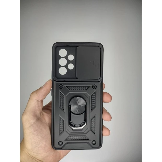 Бронь-чехол Ring Serge Armor Case Samsung Galaxy A53 (ShutCam) (Чёрный)