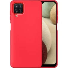 Силикон Original 360 Case Samsung Galaxy A12 (2020) (Малиновый)