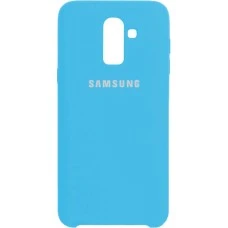 Силиконовый чехол Original Case Samsung Galaxy J8 (2018) J810 (Голубой)
