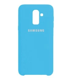 Силикон Original Case Samsung Galaxy J8 (2018) J810 (Голубой)