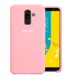 Силикон Original Case Samsung Galaxy J8 (2018) J810 (Розовый)