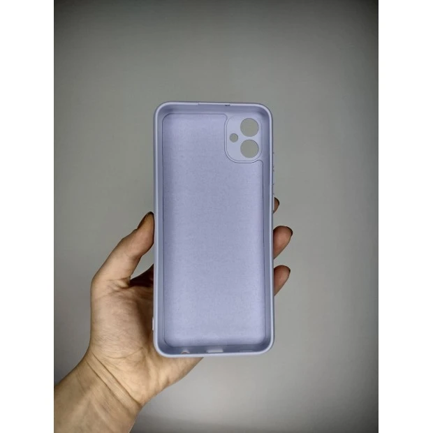 Силіконовий оригінальний 360-чохол для Samsung Galaxy A04E (2022) (ShutCam) (Фіалковий)