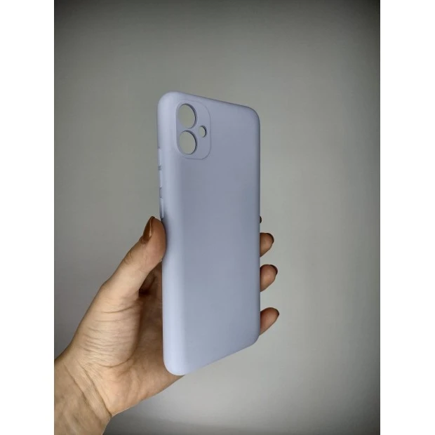 Силіконовий оригінальний 360-чохол для Samsung Galaxy A04E (2022) (ShutCam) (Фіалковий)