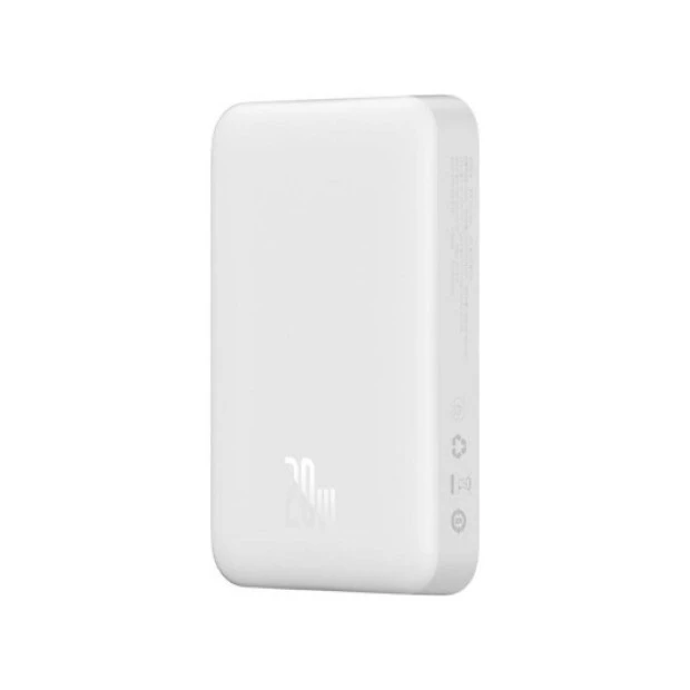 Беспроводной аккумулятор Baseus Magnetic Mini 20W 10000mAh (White)