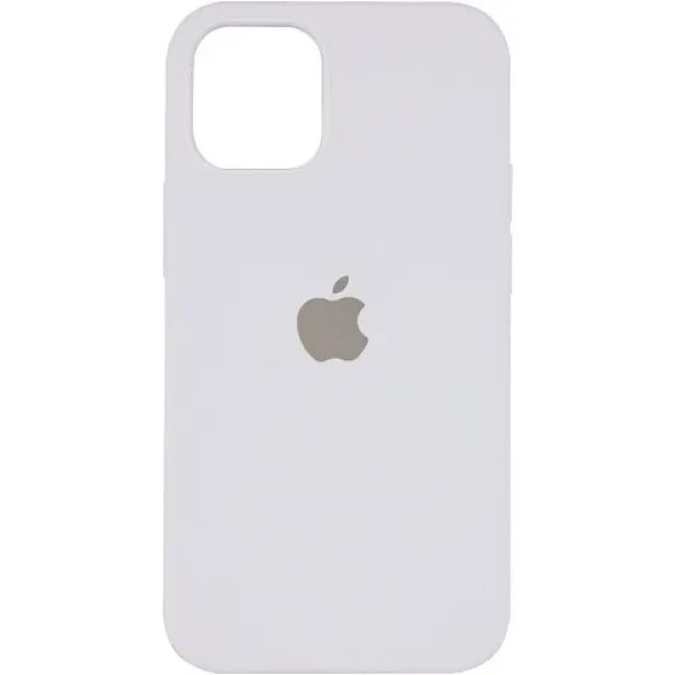 Силіконовий оригінальний чохол RoundCam для Apple iPhone 15 Pro (41) Твердий білий