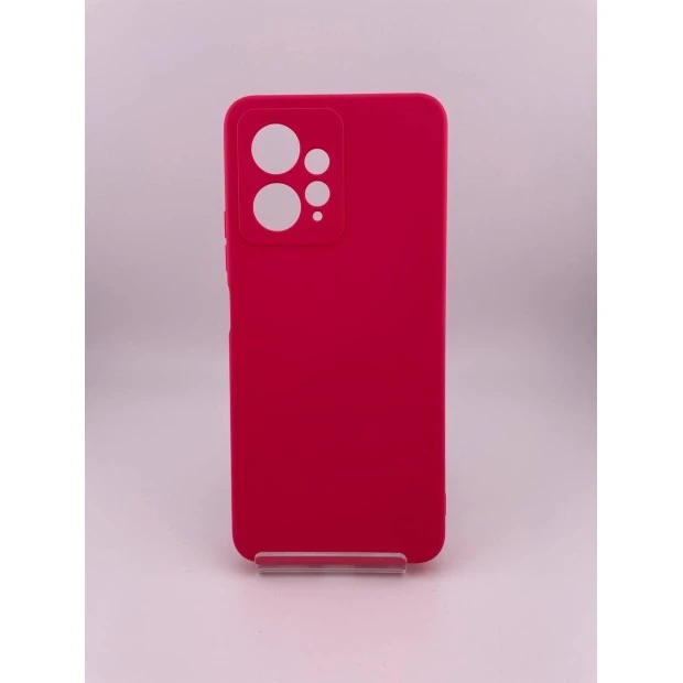 Силикон Original Xiaomi Redmi Note 12 4G (ShutCam) (Малиновый)