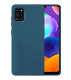 Силикон Original 360 Case Samsung Galaxy A31 (Тёмно-синий)