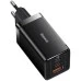 СЗУ-адаптер Baseus GaN5 Pro 65W (1Type-C / 1USB) + кабель Type-C - Type-C (Серый) CCGP150113 СЗУ-адаптер Baseus GaN5 Pro 65W (1Type-C / 1USB) + кабель Type-C - Type-C (Серый) CCGP150113