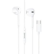 Wired earphones with headset Borofone BM60 Type-C DAC (White)