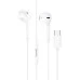 Wired earphones with headset Borofone BM60 Type-C DAC (White) Wired earphones with headset Borofone BM60 Type-C DAC (White)