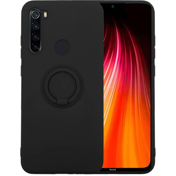 Чехол Ring Silicone Case Xiaomi Redmi Note 8 (Чёрный)