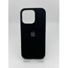 Оригінальний силіконовий кейс Apple iPhone 16 Pro (07) Чорний