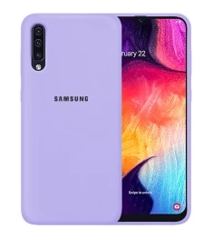 Силикон Original 360 Case Logo Samsung Galaxy A30s / A50 / A50s (2019) (Фиалковы..