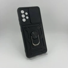 Чохол-бронь Ring Serge Armor Case Samsung Galaxy A32 (ShutCam) (Чорний)