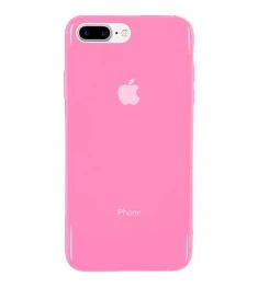 Накладка Premium Glass Case Apple iPhone 7 Plus / 8 Plus (Розовый)